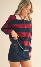 Load image into Gallery viewer, Striped rugby polo
