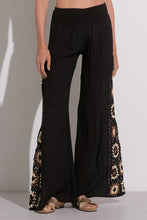Load image into Gallery viewer, Black crochet beach pants

