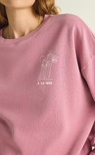 Load image into Gallery viewer, Dusty orchid palm sweatshirt
