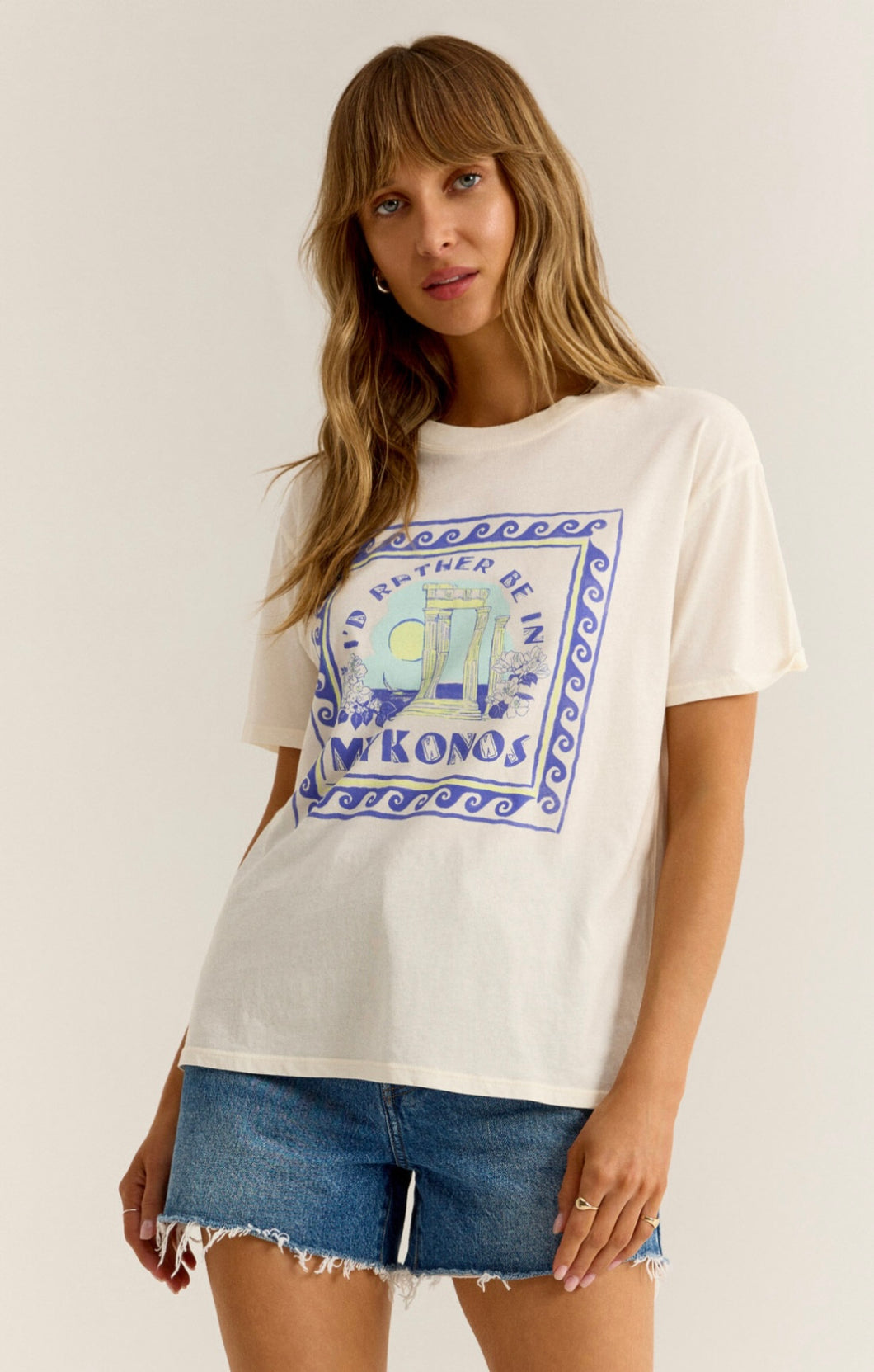 Mykonos boyfriend tee