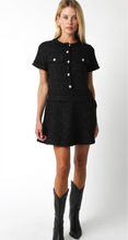 Load image into Gallery viewer, Black boucle dress
