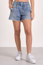 Load image into Gallery viewer, Denim sweatpant shorts
