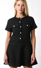 Load image into Gallery viewer, Black boucle dress
