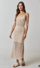 Load image into Gallery viewer, Rosette crochet maxi dress
