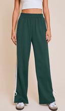 Load image into Gallery viewer, Green bow detail track pants
