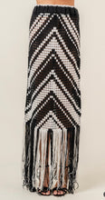 Load image into Gallery viewer, Chevron tank and fringe skirt set
