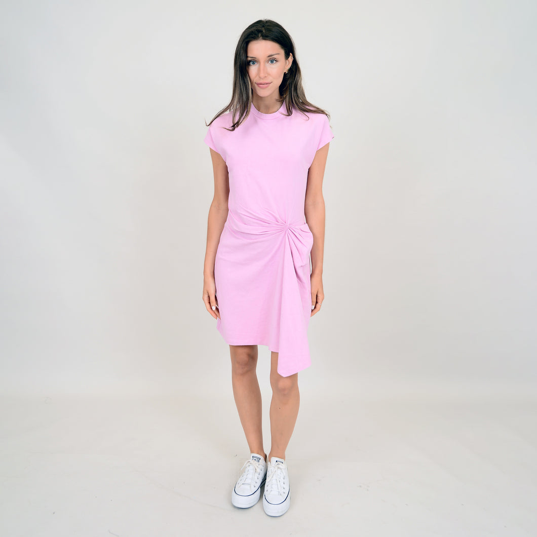 Pink tee shirt dress