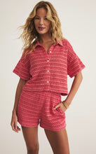 Load image into Gallery viewer, Red crochet short set
