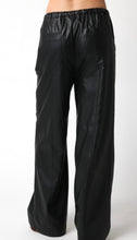 Load image into Gallery viewer, Faux leather wide leg pants
