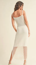 Load image into Gallery viewer, Ivory net midi dress
