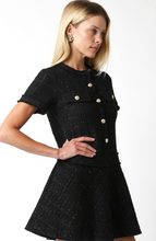 Load image into Gallery viewer, Black boucle dress
