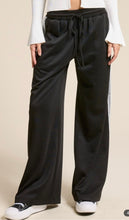 Load image into Gallery viewer, Lace trim track pants
