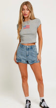 Load image into Gallery viewer, Seam detail denim shorts
