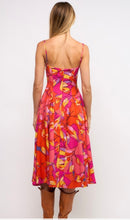 Load image into Gallery viewer, Floral bustier midi dress
