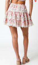 Load image into Gallery viewer, Lace tiered skirt
