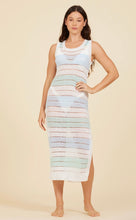 Load image into Gallery viewer, Stripe maxi cover up dress
