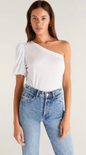 Load image into Gallery viewer, Penelope one shoulder top white
