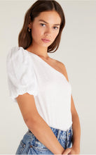 Load image into Gallery viewer, Penelope one shoulder top white
