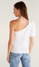 Load image into Gallery viewer, Penelope one shoulder top white
